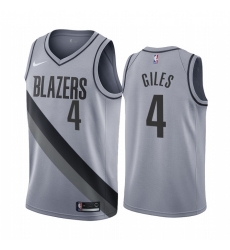 Men Portland Trail Portland Blazers 4 Harry Giles III Gray NBA Swingman 2020 21 Earned Edition Jersey Men Portland Trail Portland Blazers 4 Harry Giles III Gray NBA Swingman 2020 21 Earned Edition Jersey
