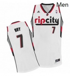 Mens Adidas Portland Trail Blazers 7 Brandon Roy Swingman White Throwback NBA Jersey Mens Adidas Portland Trail Blazers 7 Brandon Roy Swingman White Throwback NBA Jersey