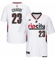 Portland Trail Blazers 23 Allen Crabbe Swingman Rip City Pride White Short Sleeve Jersey Portland Trail Blazers 23 Allen Crabbe Swingman Rip City Pride White Short Sleeve Jersey