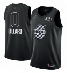 Youth Nike Jordan Portland Trail Blazers 0 Damian Lillard Swingman Black 2018 All Star Game NBA Jersey Youth Nike Jordan Portland Trail Blazers 0 Damian Lillard Swingman Black 2018 All Star Game NBA Jersey