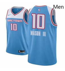 Men NBA 2018 19 Sacramento Kings 10 Frank Mason III City Edition Blue Jersey Men NBA 2018 19 Sacramento Kings 10 Frank Mason III City Edition Blue Jersey