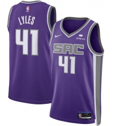 Men Nike Sacramento Kings Trey Lyles #41 Purple Swingman Stitched NBA Jersey Men Nike Sacramento Kings Trey Lyles #41 Purple Swingman Stitched NBA Jersey