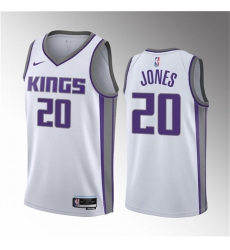 Men Sacramento Kings 20 Colby Jones White 2023 Draft Association Edition Stitched Jersey Men Sacramento Kings 20 Colby Jones White 2023 Draft Association Edition Stitched Jersey