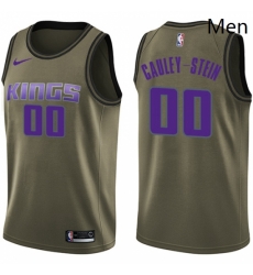 Mens Nike Sacramento Kings 0 Willie Cauley Stein Swingman Green Salute to Service NBA Jersey Mens Nike Sacramento Kings 0 Willie Cauley Stein Swingman Green Salute to Service NBA Jersey