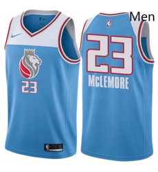 Mens Nike Sacramento Kings 23 Ben McLemore Swingman Blue NBA Jersey City Edition Mens Nike Sacramento Kings 23 Ben McLemore Swingman Blue NBA Jersey City Edition