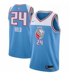 Mens Nike Sacramento Kings 24 Buddy Hield Authentic Blue NBA Jersey City Edition Mens Nike Sacramento Kings 24 Buddy Hield Authentic Blue NBA Jersey City Edition