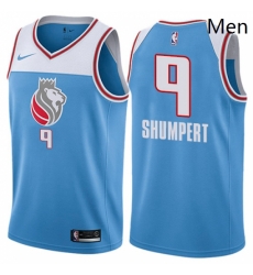 Mens Nike Sacramento Kings 9 Iman Shumpert Authentic Blue NBA Jersey City Edition Mens Nike Sacramento Kings 9 Iman Shumpert Authentic Blue NBA Jersey City Edition