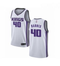 Mens Sacramento Kings 40 Harrison Barnes Authentic White Basketball Jersey Association Edition Mens Sacramento Kings 40 Harrison Barnes Authentic White Basketball Jersey Association Edition