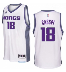 Sacramento Kings 18 Omri Casspi 2016 17 Seasons White Home New Swingman Jersey Sacramento Kings 18 Omri Casspi 2016 17 Seasons White Home New Swingman Jersey