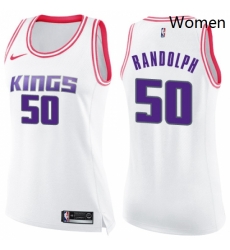 Womens Nike Sacramento Kings 50 Zach Randolph Swingman WhitePink Fashion NBA Jersey Womens Nike Sacramento Kings 50 Zach Randolph Swingman WhitePink Fashion NBA Jersey