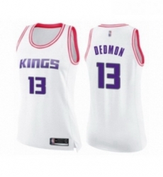 Womens Sacramento Kings 13 Dewayne Dedmon Swingman White Pink Fashion Basketball Jersey Womens Sacramento Kings 13 Dewayne Dedmon Swingman White Pink Fashion Basketball Jersey