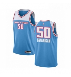 Womens Sacramento Kings 50 Caleb Swanigan Swingman Blue Basketball Jersey 2018 19 City Edition Womens Sacramento Kings 50 Caleb Swanigan Swingman Blue Basketball Jersey 2018 19 City Edition