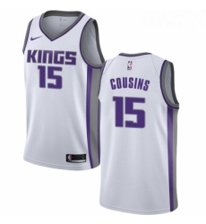 Youth Nike Sacramento Kings 15 DeMarcus Cousins Swingman White NBA Jersey Association Edition Youth Nike Sacramento Kings 15 DeMarcus Cousins Swingman White NBA Jersey Association Edition