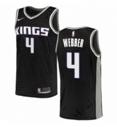 Youth Nike Sacramento Kings 4 Chris Webber Authentic Black NBA Jersey Statement Edition Youth Nike Sacramento Kings 4 Chris Webber Authentic Black NBA Jersey Statement Edition