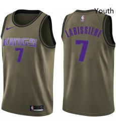 Youth Nike Sacramento Kings 7 Skal Labissiere Swingman Green Salute to Service NBA Jersey Youth Nike Sacramento Kings 7 Skal Labissiere Swingman Green Salute to Service NBA Jersey