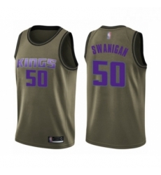 Youth Sacramento Kings 50 Caleb Swanigan Swingman Green Salute to Service Basketball Jersey Youth Sacramento Kings 50 Caleb Swanigan Swingman Green Salute to Service Basketball Jersey