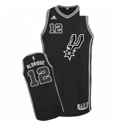Mens Adidas San Antonio Spurs 12 LaMarcus Aldridge Swingman Black New Road NBA Jersey Mens Adidas San Antonio Spurs 12 LaMarcus Aldridge Swingman Black New Road NBA Jersey