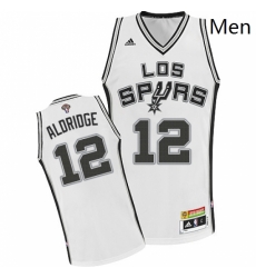 Mens Adidas San Antonio Spurs 12 LaMarcus Aldridge Swingman White Latin Nights NBA Jersey Mens Adidas San Antonio Spurs 12 LaMarcus Aldridge Swingman White Latin Nights NBA Jersey