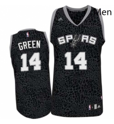 Mens Adidas San Antonio Spurs 14 Danny Green Authentic Black Crazy Light NBA Jersey Mens Adidas San Antonio Spurs 14 Danny Green Authentic Black Crazy Light NBA Jersey