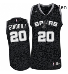 Mens Adidas San Antonio Spurs 20 Manu Ginobili Authentic Black Crazy Light NBA Jersey Mens Adidas San Antonio Spurs 20 Manu Ginobili Authentic Black Crazy Light NBA Jersey