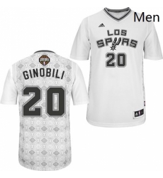 Mens Adidas San Antonio Spurs 20 Manu Ginobili Authentic White New Latin Nights NBA Jersey Mens Adidas San Antonio Spurs 20 Manu Ginobili Authentic White New Latin Nights NBA Jersey
