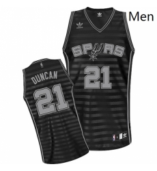 Mens Adidas San Antonio Spurs 21 Tim Duncan Swingman BlackGrey Groove NBA Jersey Mens Adidas San Antonio Spurs 21 Tim Duncan Swingman BlackGrey Groove NBA Jersey