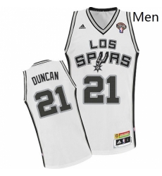 Mens Adidas San Antonio Spurs 21 Tim Duncan Swingman White ABA Hardwood Classic NBA Jersey Mens Adidas San Antonio Spurs 21 Tim Duncan Swingman White ABA Hardwood Classic NBA Jersey