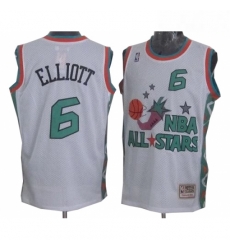 Mens Mitchell and Ness San Antonio Spurs 6 Sean Elliott Swingman White 1996 All Star Throwback NBA Jersey Mens Mitchell and Ness San Antonio Spurs 6 Sean Elliott Swingman White 1996 All Star Throwback NBA Jersey