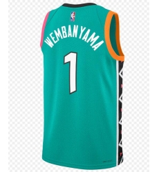 Men's NBA San Antonio Spurs #1 Victor Wembanyama City Edition Jersey Men's NBA San Antonio Spurs #1 Victor Wembanyama City Edition Jersey