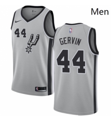 Mens Nike San Antonio Spurs 44 George Gervin Authentic Silver Alternate NBA Jersey Statement Edition Mens Nike San Antonio Spurs 44 George Gervin Authentic Silver Alternate NBA Jersey Statement Edition