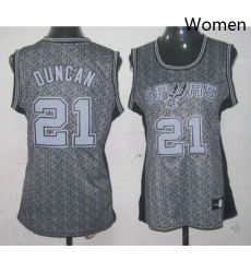 Womens Adidas San Antonio Spurs 21 Tim Duncan Authentic Grey Static Fashion NBA Jersey Womens Adidas San Antonio Spurs 21 Tim Duncan Authentic Grey Static Fashion NBA Jersey