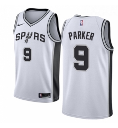 Youth Nike San Antonio Spurs 9 Tony Parker Swingman White Home NBA Jersey Association Edition Youth Nike San Antonio Spurs 9 Tony Parker Swingman White Home NBA Jersey Association Edition