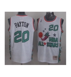 Seattle SuperSonics 20 Gary Payton 1996 All Star White Throwback Jersey Seattle SuperSonics 20 Gary Payton 1996 All Star White Throwback Jersey