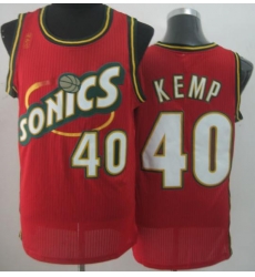 Seattle SuperSonics 40 Shawn Kemp Red Throwback Revolution 30 NBA Basketball Jerseys Seattle SuperSonics 40 Shawn Kemp Red Throwback Revolution 30 NBA Basketball Jerseys