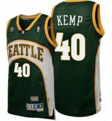 Seattle SuperSonics Shawn Kemp 40# Throwback Swingman Jersey Seattle SuperSonics Shawn Kemp 40# Throwback Swingman Jersey