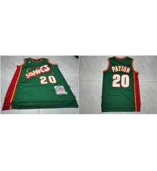 SuperSonics 20 Gary Payton Green 1995 96 Hardwood Classics Jersey SuperSonics 20 Gary Payton Green 1995 96 Hardwood Classics Jersey