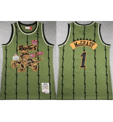 Men Toronto Raptors 1 Tracy McGrady Green 1998 99 Throwback Stitched Jersey Men Toronto Raptors 1 Tracy McGrady Green 1998 99 Throwback Stitched Jersey