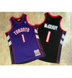 Men Toronto Raptors 1 Tracy McGrady Purple Black 1999 00 Hardwood Classics Jersey Men Toronto Raptors 1 Tracy McGrady Purple Black 1999 00 Hardwood Classics Jersey