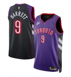 Men Toronto Raptors 9 RJ Barrett Purple 2024 25 Classic Edition Swingman Stitched Basketball Jersey Men Toronto Raptors 9 RJ Barrett Purple 2024 25 Classic Edition Swingman Stitched Basketball Jersey