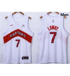 Men Toronto Raptors Kyle Lowry 7 White Nike 2021 Swingman Jersey Men Toronto Raptors Kyle Lowry 7 White Nike 2021 Swingman Jersey