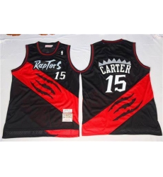 Men Toronto Raptors Vince Carter Black Red NBA Jersey Men Toronto Raptors Vince Carter Black Red NBA Jersey