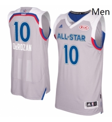 Mens Adidas Toronto Raptors 10 DeMar DeRozan Swingman Gray 2017 All Star NBA Jersey Mens Adidas Toronto Raptors 10 DeMar DeRozan Swingman Gray 2017 All Star NBA Jersey