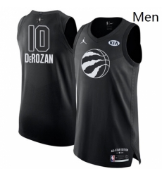 Mens Nike Jordan Toronto Raptors 10 DeMar DeRozan Authentic Black 2018 All Star Game NBA Jersey Mens Nike Jordan Toronto Raptors 10 DeMar DeRozan Authentic Black 2018 All Star Game NBA Jersey
