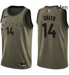 Mens Nike Toronto Raptors 14 Danny Green Swingman Green Salute to Service NBA Jersey Mens Nike Toronto Raptors 14 Danny Green Swingman Green Salute to Service NBA Jersey