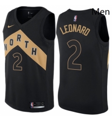 Mens Nike Toronto Raptors 2 Kawhi Leonard Swingman Black NBA Jersey City Edition Mens Nike Toronto Raptors 2 Kawhi Leonard Swingman Black NBA Jersey City Edition