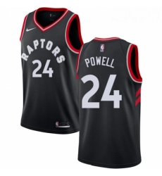 Mens Nike Toronto Raptors 24 Norman Powell Swingman Black Alternate NBA Jersey Statement Edition Mens Nike Toronto Raptors 24 Norman Powell Swingman Black Alternate NBA Jersey Statement Edition