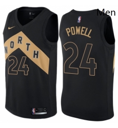 Mens Nike Toronto Raptors 24 Norman Powell Swingman Black NBA Jersey City Edition Mens Nike Toronto Raptors 24 Norman Powell Swingman Black NBA Jersey City Edition