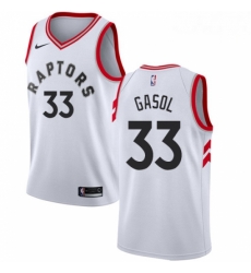 Mens Nike Toronto Raptors 33 Marc Gasol White NBA Swingman Association Edition Jersey Mens Nike Toronto Raptors 33 Marc Gasol White NBA Swingman Association Edition Jersey