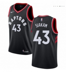 Mens Nike Toronto Raptors 43 Pascal Siakam Authentic Black Alternate NBA Jersey Statement Edition Mens Nike Toronto Raptors 43 Pascal Siakam Authentic Black Alternate NBA Jersey Statement Edition