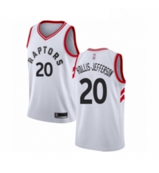 Mens Toronto Raptors 20 Rondae Hollis Jefferson Authentic White Basketball Jersey Association Edition Mens Toronto Raptors 20 Rondae Hollis Jefferson Authentic White Basketball Jersey Association Edition